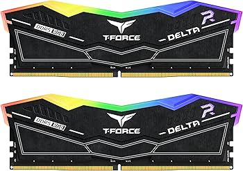 TEAMGROUP T-Force Delta RGB DDR5 Ram 32GB (2x16GB) 6400MHz PC5 TEAMGROUP T-Force Delta RGB DDR5 Ram 32GB (2x16GB) 6400MHz PC5